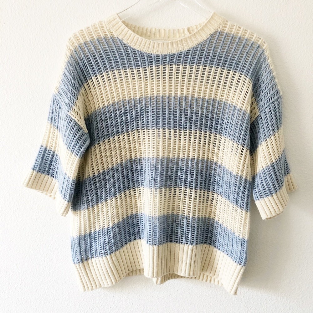 Club Monaco Cashmere Striped Sweater